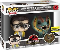 KU13 Dennis Nedry and Dilophosaurus 2 pack