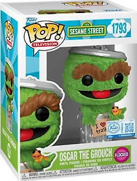 EY350 Oscar The Grouch Flocked 1793
