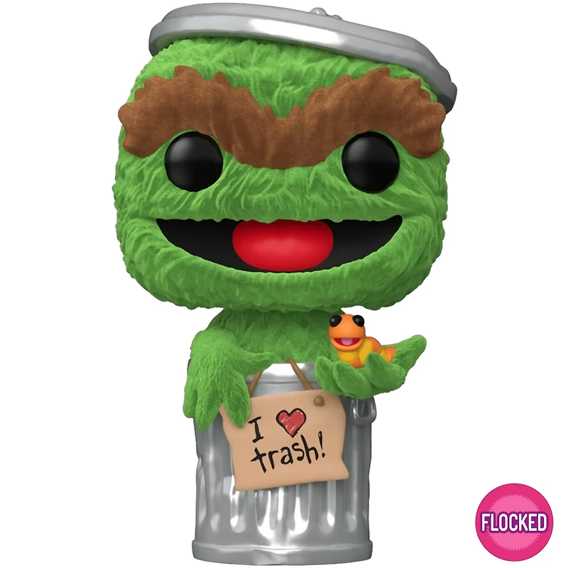 EY350 Oscar The Grouch Flocked 1793