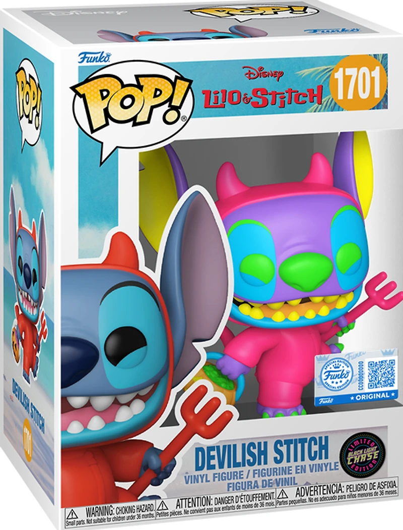 EY305 Chase Black Light Devilish Stitch 1701