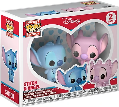 Lp158 Stitch And Angel Keychain