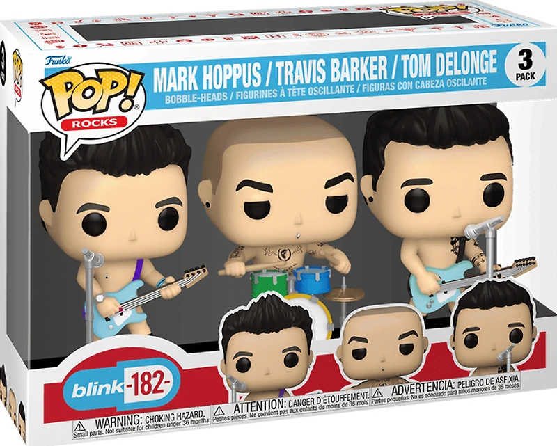 Lu35 Mark Hoppus / Travis Barker / Tom Delonge 3 Pack