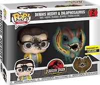 Az Jurassic Park : Dennis Nedry & Dilophosaurus EEE 2 Pack