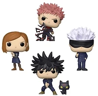 Nn1 Jujutsu Kaisen : Yuji Itadori / Megumi Fushiguro / Nobara Kugisaki / Satoru Gojo GID GS 4 Pack