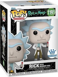 Lu91 Rick And Morty : Rick With Memory Vial Funko excl. 1191
