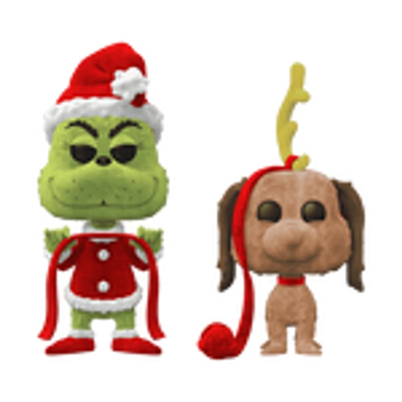 Pe145 Grinch & Max Flocked Amaz. 2 Pack