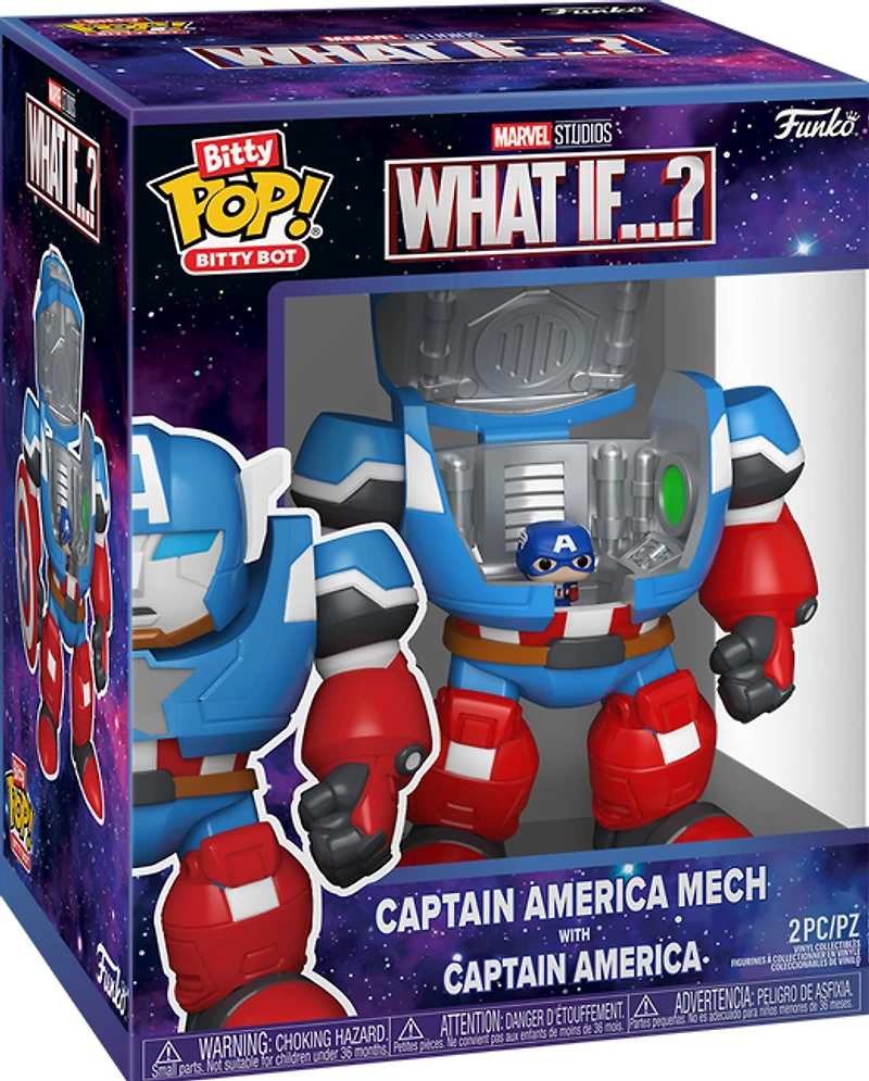 Ey395 Captain America Mech With Captsin America