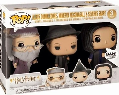 Pj273 Albus Dumbledore, Minerva McGonagall & Severus Snape BAM! 3 Pack