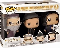 Pj273 Albus Dumbledore, Minerva McGonagall & Severus Snape BAM! 3 Pack