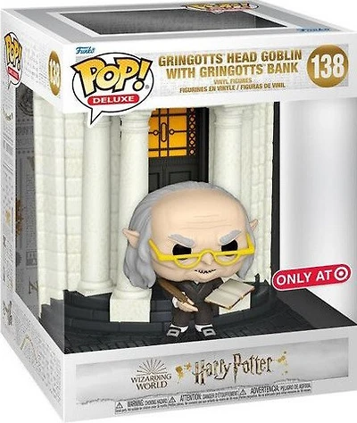 PJ104 Gringotts Head Goblin with Gringotts Bank oat 138