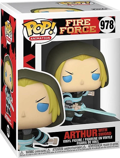 Pk30 Fire Force : Arthur With Sword 978