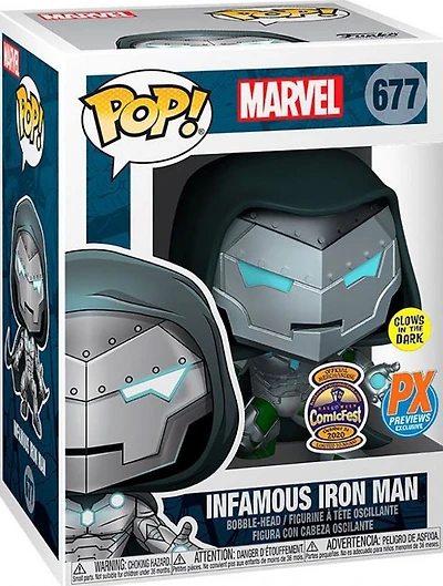 Gp42 Infamous Iron Man Comicfest GID PX 677