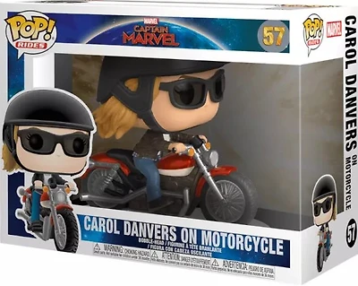 Pm184 Carol Danvers On Motorcycle 57