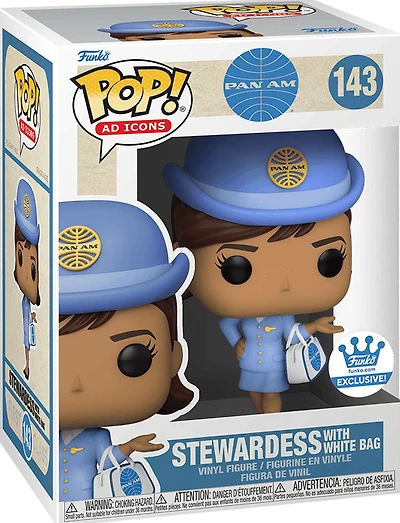 Pn198 Stewardess With White Bag Funko Excl. 143