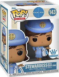 Pn198 Stewardess With White Bag Funko Excl. 143