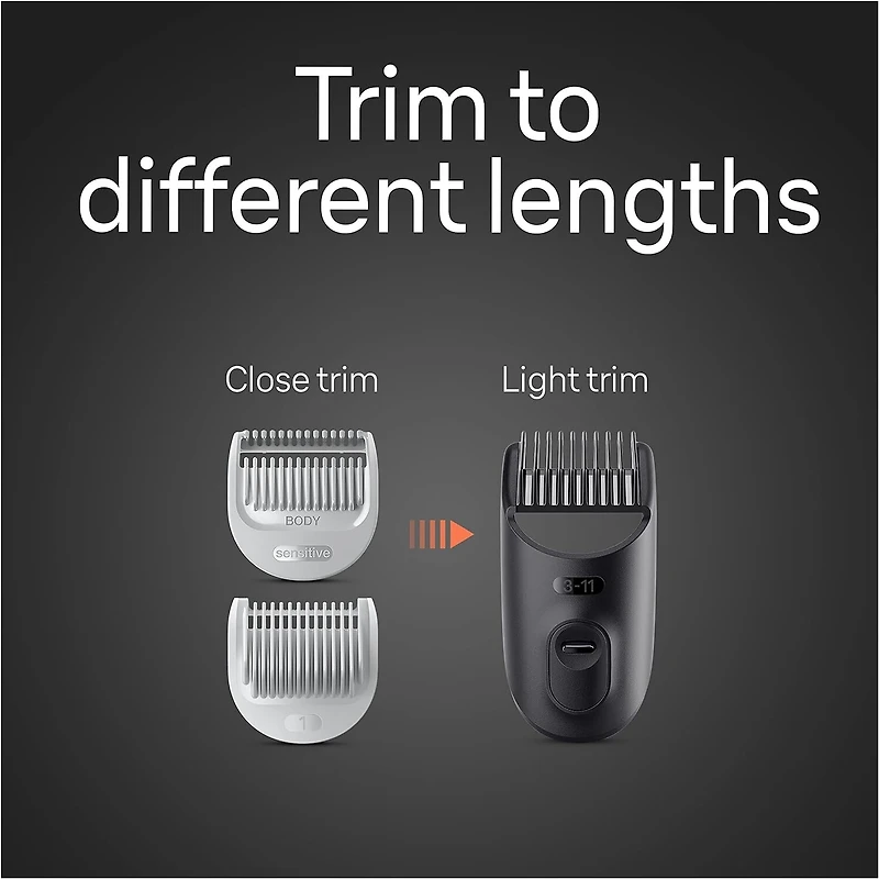 Braun Wet & Dry Body Groomer Series 5 5340,  Use, Black