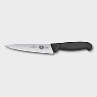 CHEFS 15CM 6 STRAIGHT BLACK VICTORINOX