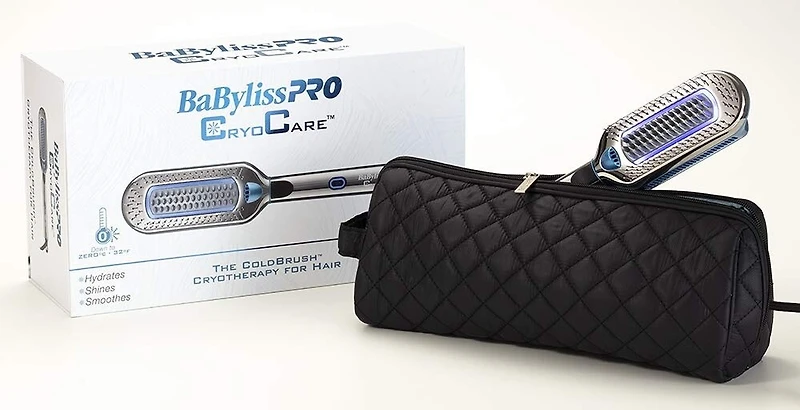 BaBylissPRO CryoCare ColdBrush Cryotherapy for Hair, BNTCB1UCC , Blue/Silver