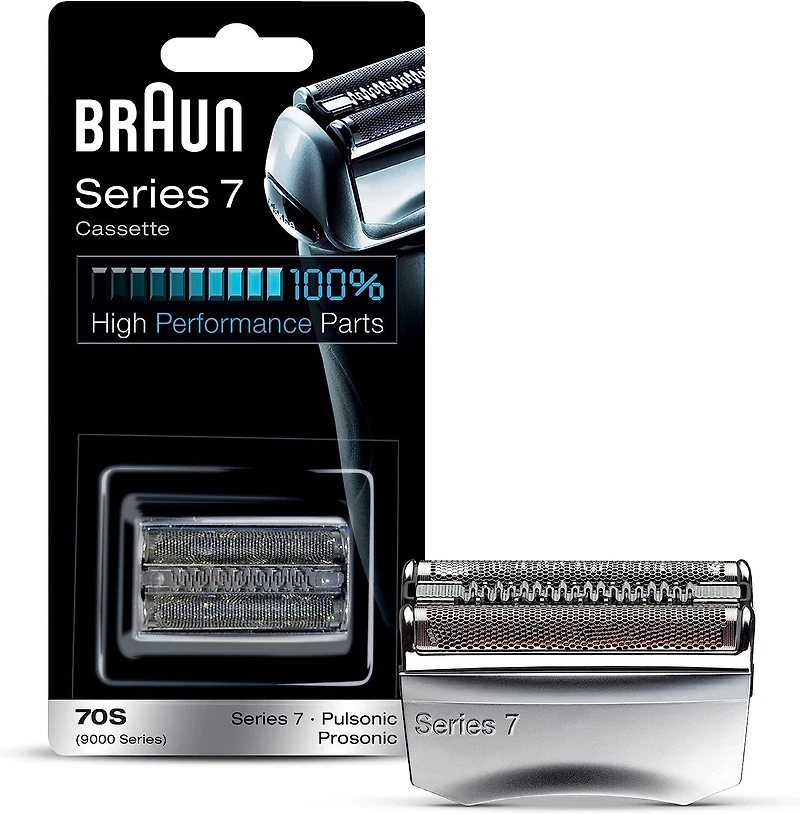 Braun 70S  Series 7 Foil and Cutter Replacement Head, Silver