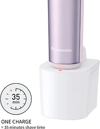 Panasonic Close Curves Wet-Dry Ladies Shaver with Bikini Attachment, Purple, ES-WL80-V