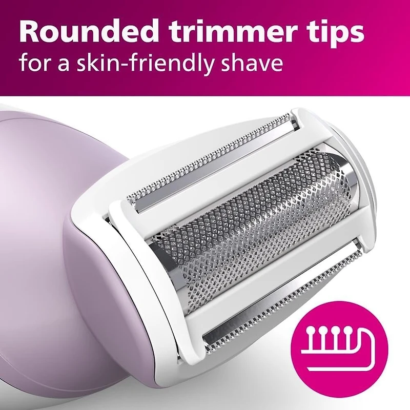 Philips Lady Shaver Series 6000 Wet-Dry Use 4 Accessories