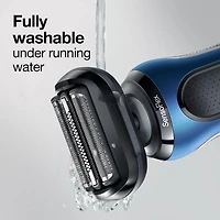 Braun Series 5 53B foil and cutter replacement head black. Series 5 and Series 6