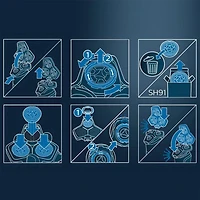 Philips  Series 9000/S9000 Prestige Replacement Shaving Heads SH91/53