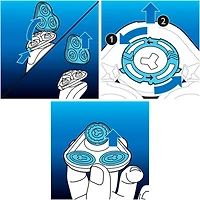 Philips SH50/53 Series 5000/6000 Blades Shaving Heads Replacement HQ8 Compatible