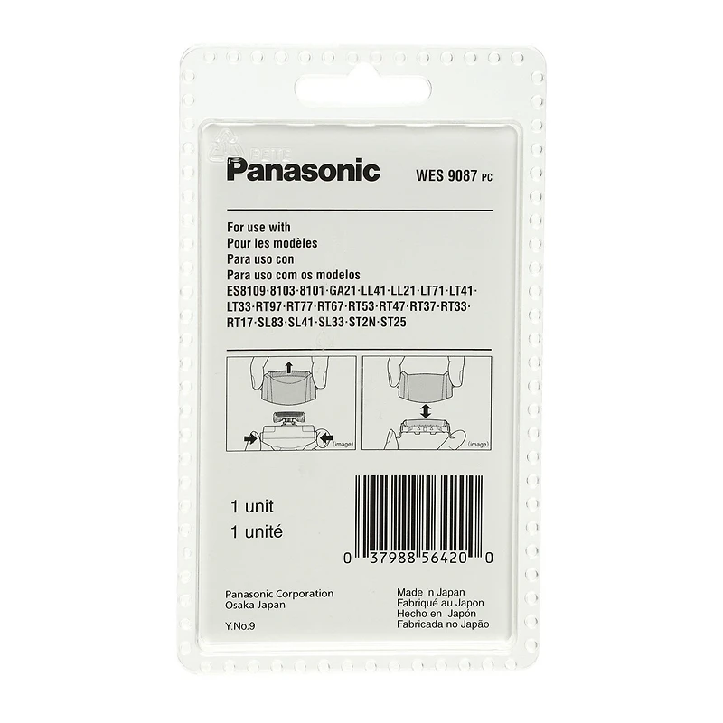 Panasonic WES9087PC Outer Foil Replacement for ER-CSF1, ES8109, ES8103 & Other Models