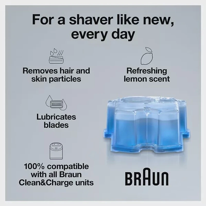 Braun Clean & Renew Refill Cartridges for Clean & Charge Systems 3pk (CCR3)