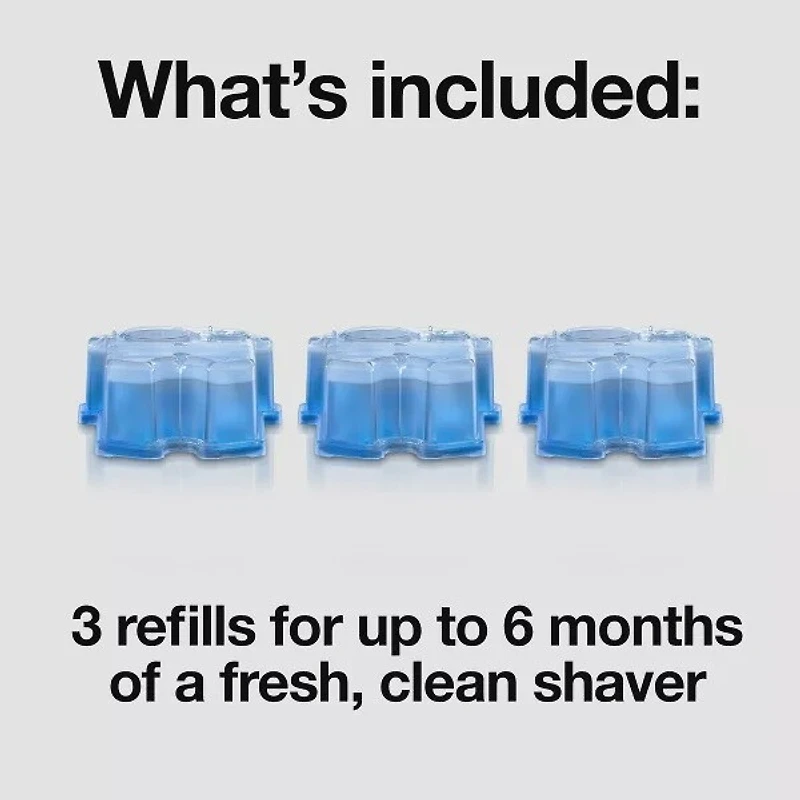 Braun Clean & Renew Refill Cartridges for Clean & Charge Systems 3pk (CCR3)