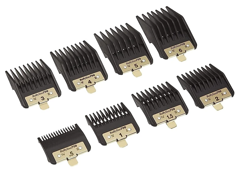 BaBylissPRO Premium Clipper Guards for FX890, FX870, FX825, FX673 & Other models, #FXPCG