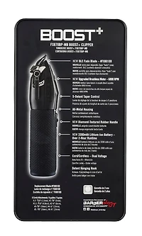 BaBylissPRO Matte Black Boost+ Metal Lithium Clipper, FX870BP-MB