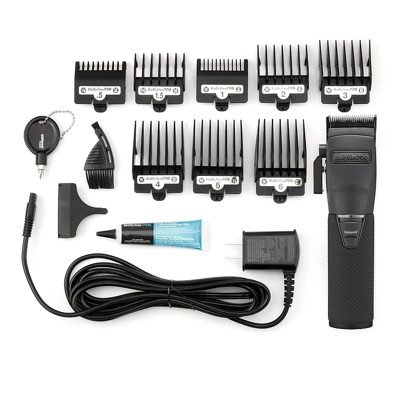 BaBylissPRO Matte Black Boost+ Metal Lithium Clipper, FX870BP-MB