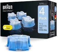 Braun Clean & Renew Refill Cartridges for Clean & Charge Systems 4pk (CCR4)