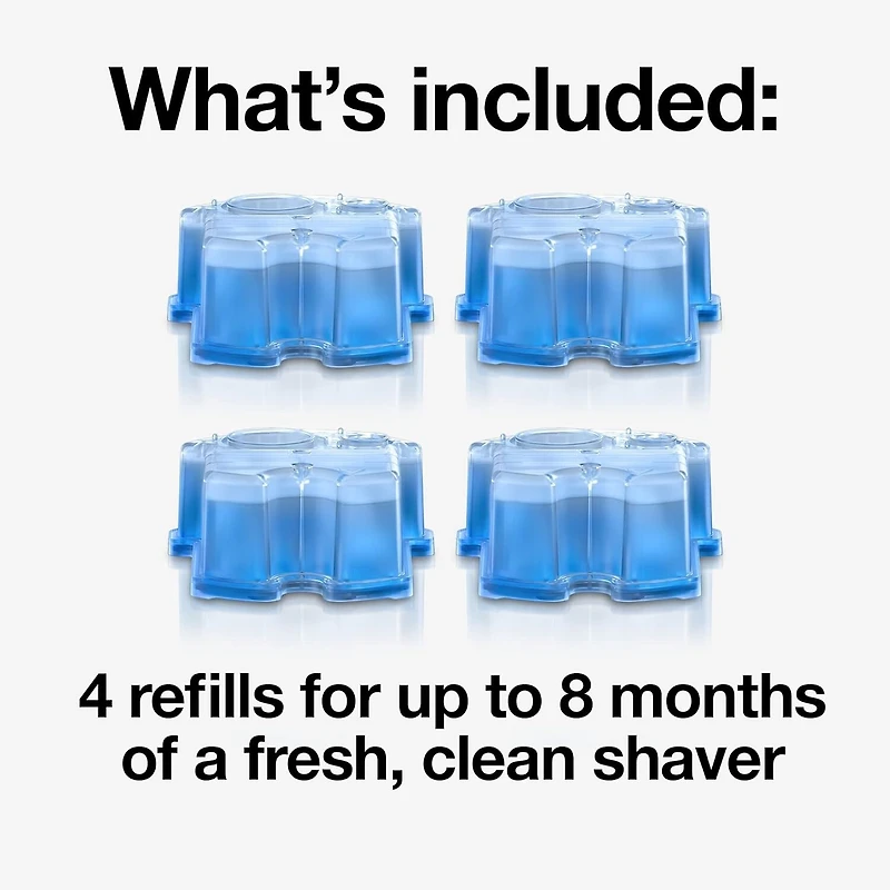 Braun Clean & Renew Refill Cartridges for Clean & Charge Systems 4pk (CCR4)