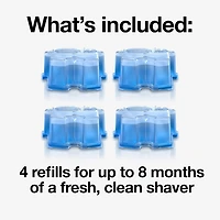 Braun Clean & Renew Refill Cartridges for Clean & Charge Systems 4pk (CCR4)