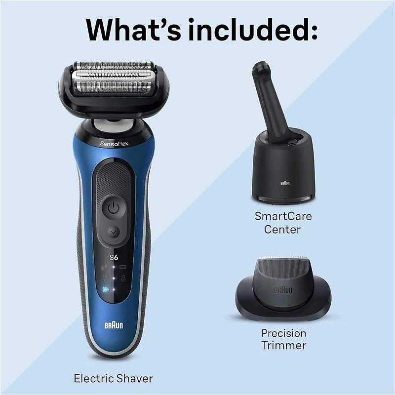 Braun Series 6 6172CC Electric Shaver with SmartCare Cleaning Center