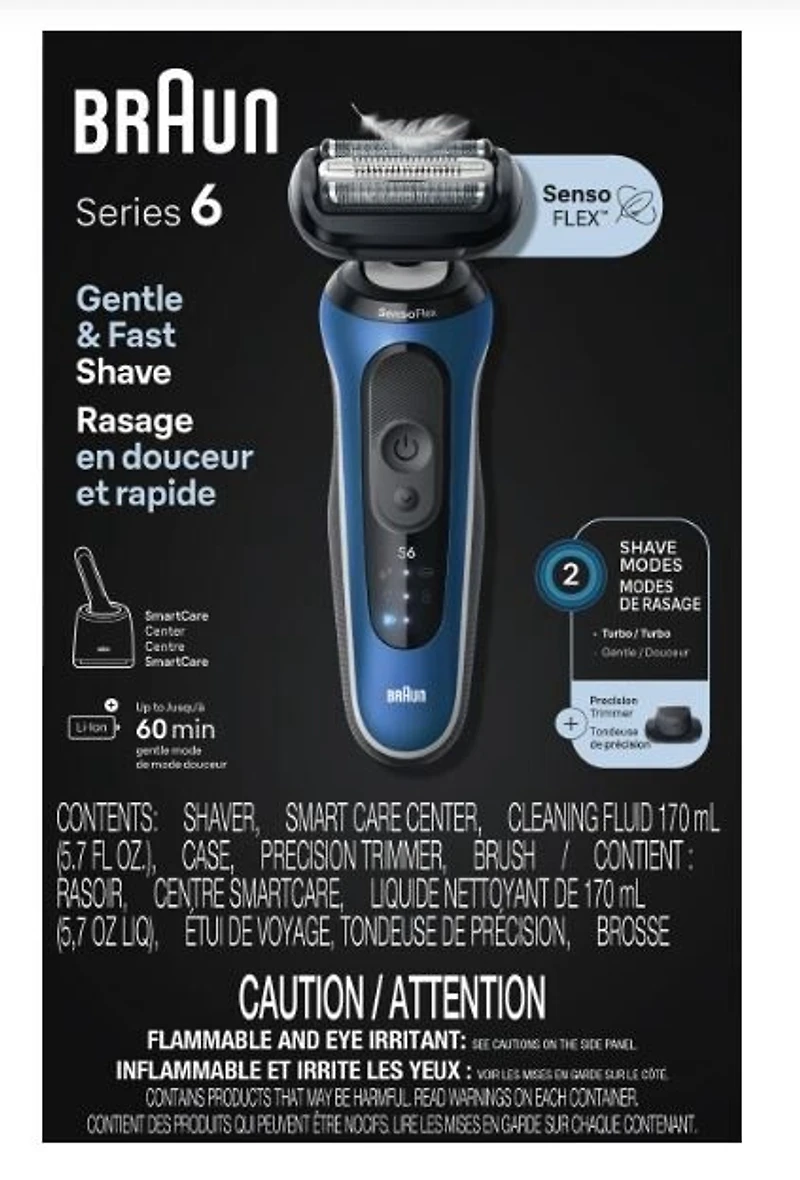 Braun Series 6 6172CC Electric Shaver with SmartCare Cleaning Center