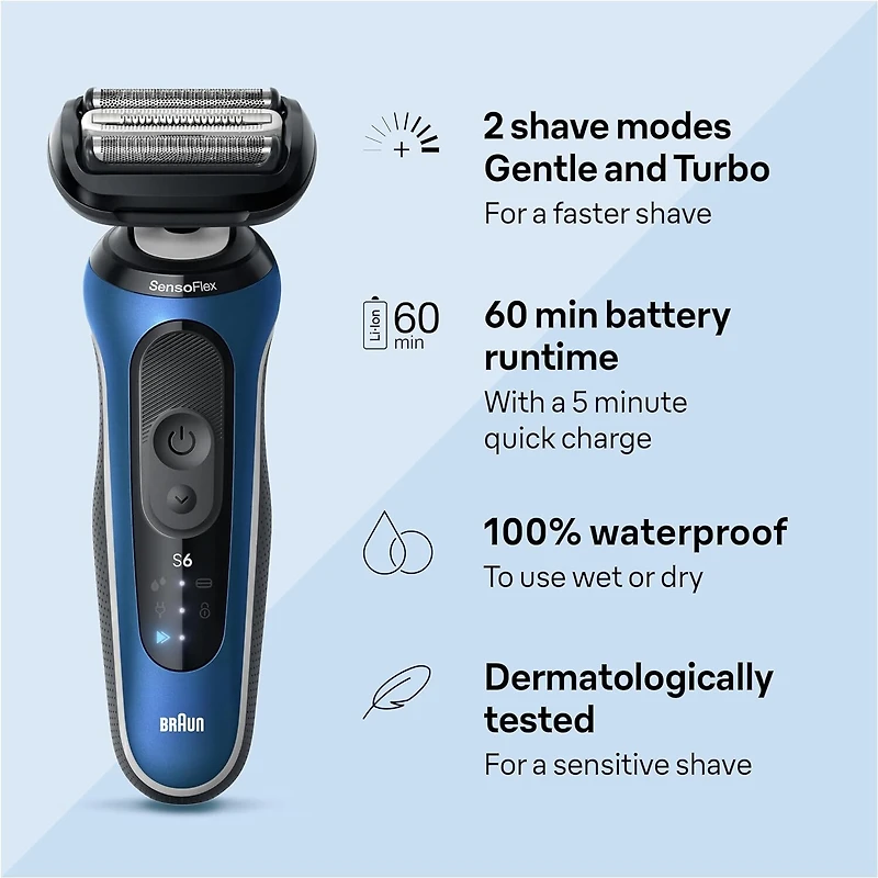 Braun Series 6 6172CC Electric Shaver with SmartCare Cleaning Center