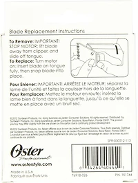 OSTER 76 CLIPPER BLADE  SIZE 000