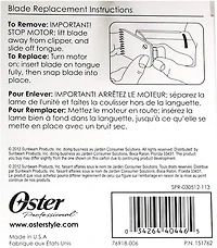 Oster  Classic 76 replacement blade Size 00000