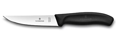 Victorinox Swiss Classic 4.7" (12 cm) Straight-edge Carving Knife- Black- 6.8103.12B