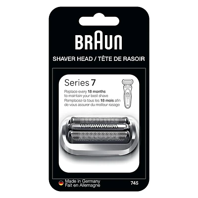 Braun Series 7 74S  Electric Shaver Replacement Head Silver