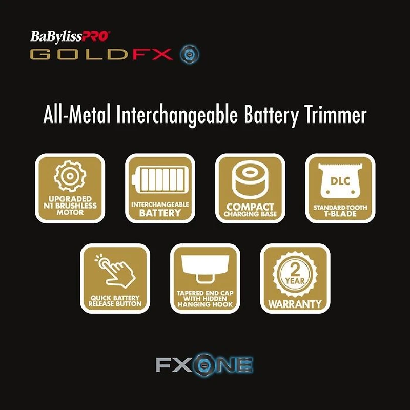 BaBylissPRO  FXONE GOLDFX Trimmer FX799G