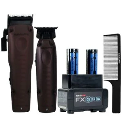 BaBylissPRO® FXONE Lo-ProFX Limited Edition Nightfall Collection Clipper & Trimmer + Dual Battery Charging PrePack