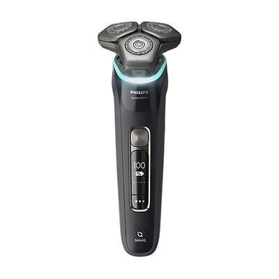 Philips  Series 9000 Electric Shaver, Wet & Dry Use, with Charging Stand, Cleaning System, S9986/55 , Black