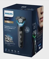 Philips  Series 9000 Electric Shaver, Wet & Dry Use, with Charging Stand, Cleaning System, S9986/55 , Black
