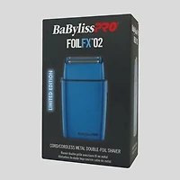 BaBylissPRO Blue Cord/Cordless Metal Double-Foil Shaver – FXFS2BL