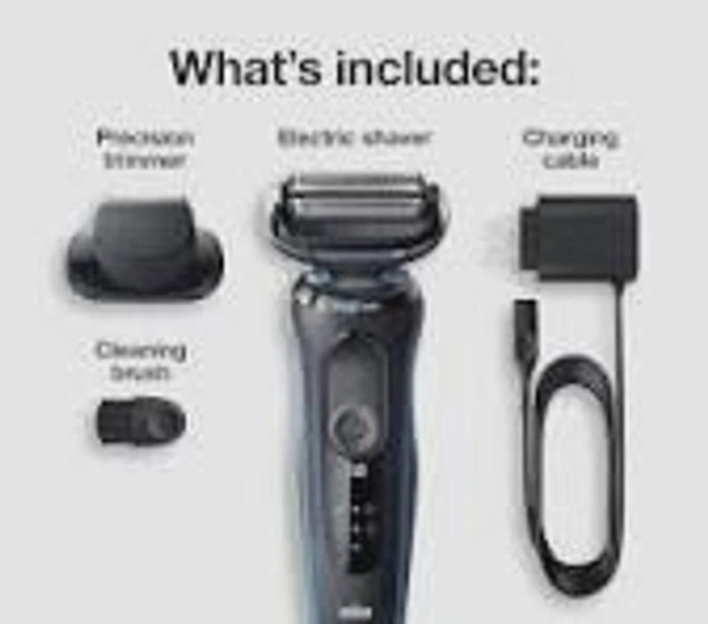 Braun Solo Series 5: 5018S Wet & Dry Electric Shaver with Precision Trimmer, Blue
